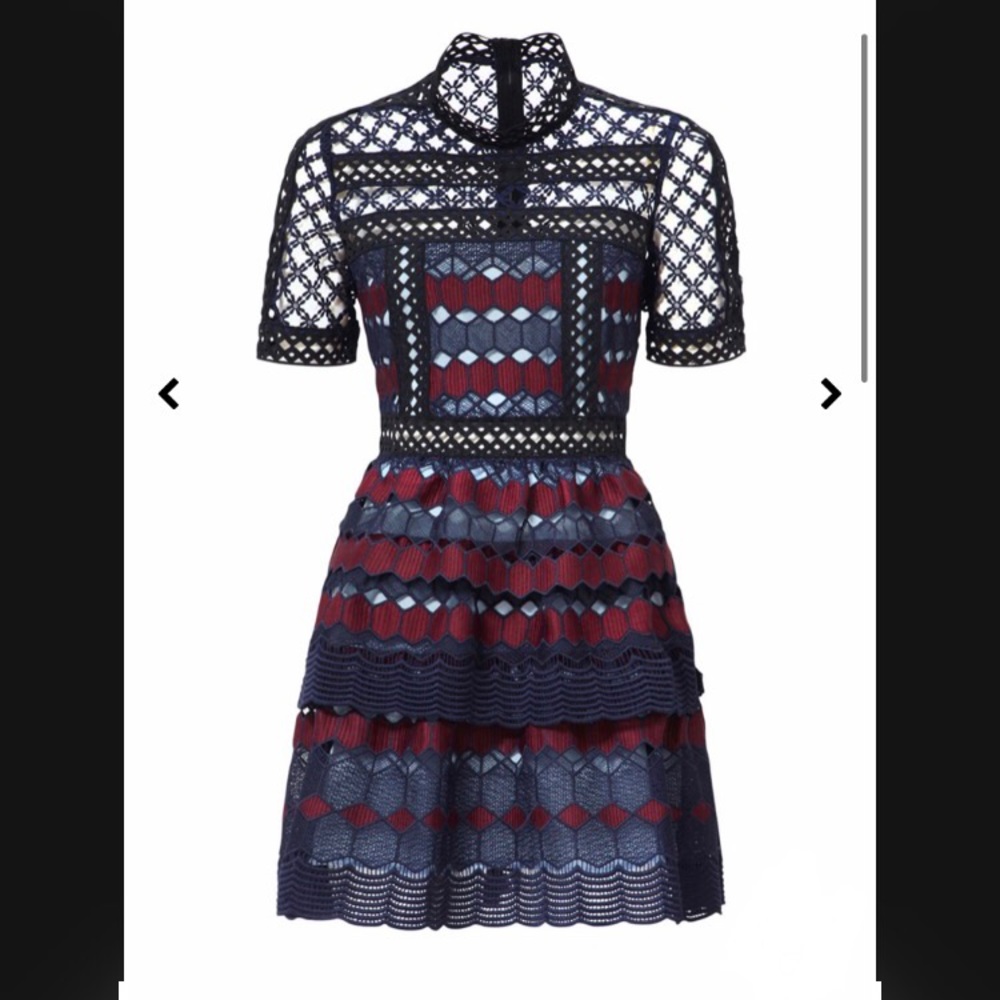 *SOLD* Authentic Self Portrait Hexagon Lace Mini